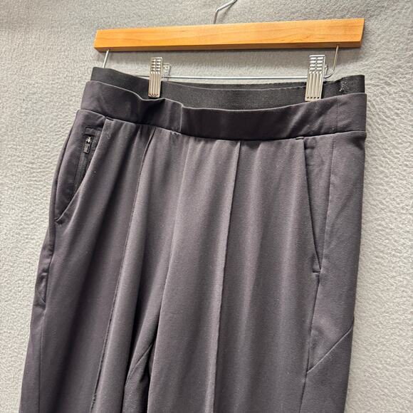 Athleta Pants Womens XS Black Venice Pintuck Pant Activewear 27" Inseam Comfy - Picture 5 of 9